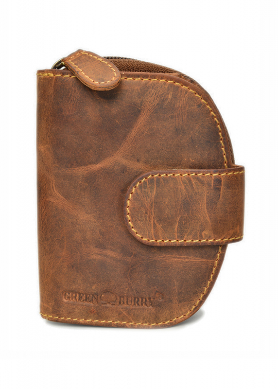 Vintage RV-Riegelbörse Leder